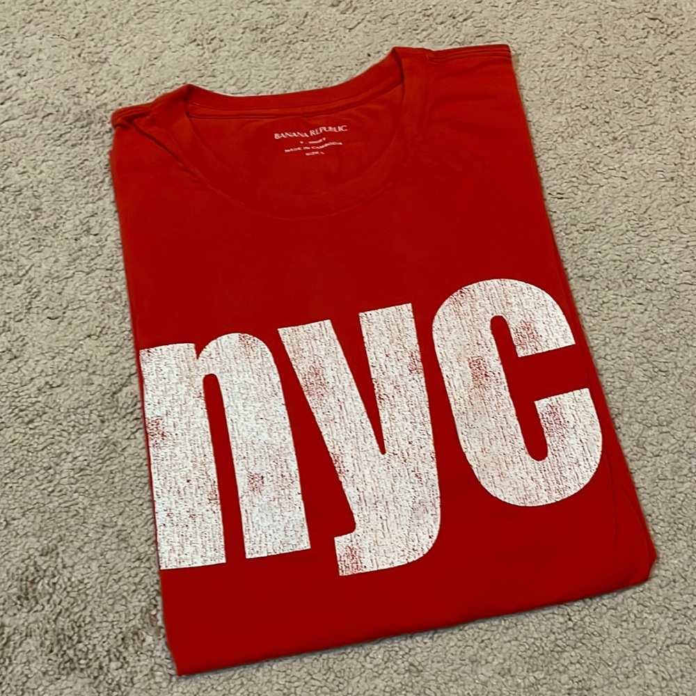 Banana Republic graphic Tee Large